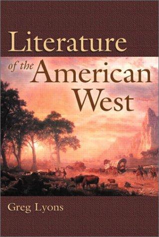 The Literature of the American West by Greg Lyons book cover