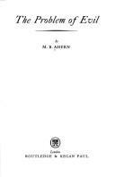 The Problem of Evil by M. B. Ahern book cover
