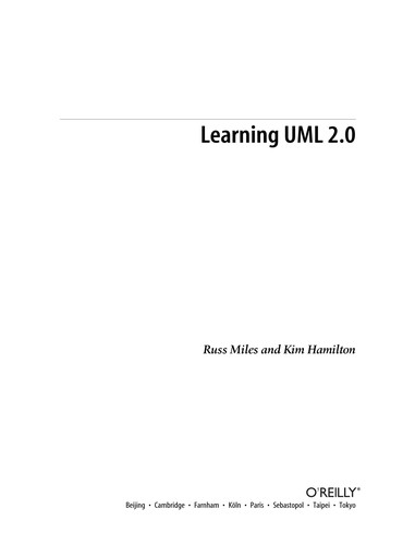 Learning UML 2.0 by Russell Miles book cover