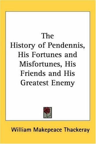 The History of Pendennis by William Makepeace Thackeray book cover