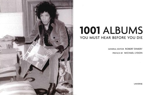 1001 Albums You Must Hear Before You Die by Robert Dimery book cover