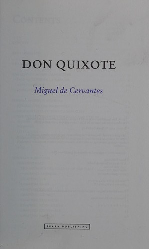 Don Quixote by Miguel de Cervantes book cover