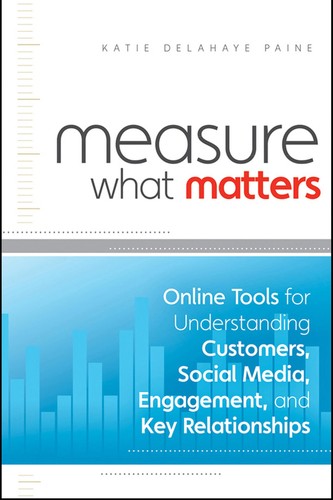 Measure What Matters: Online Tools for Understanding Customers, Social Media, Engagement, and Growth by Katie Delahaye Paine book cover
