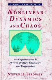 Nonlinear dynamics and Chaos by Steven Strogatz book cover